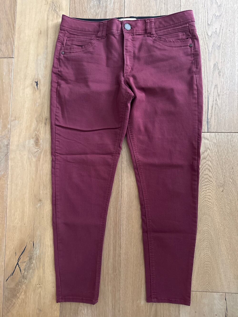 Democracy Ab Technology Burgundy Jeans
